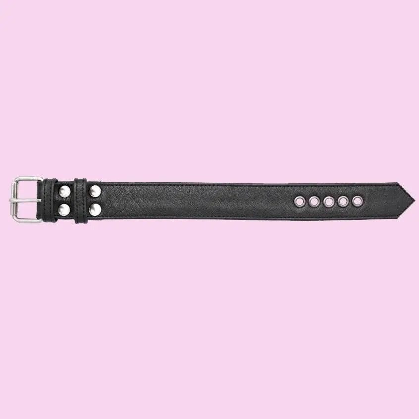 LEATHER ARM BELT - BLACK